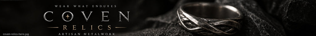 Coven Relics blackened silver jewelry